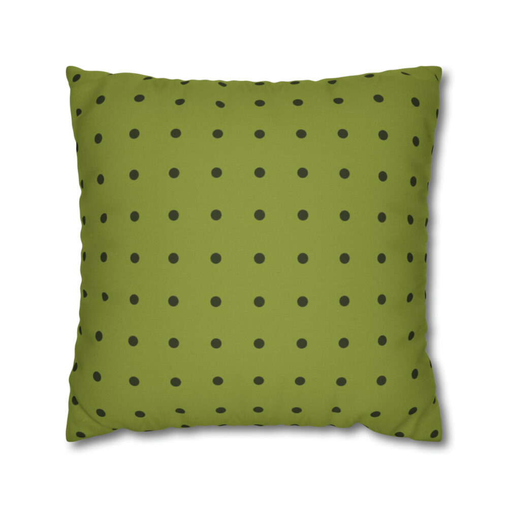 Olive Green Polka Dot Pillow Covers