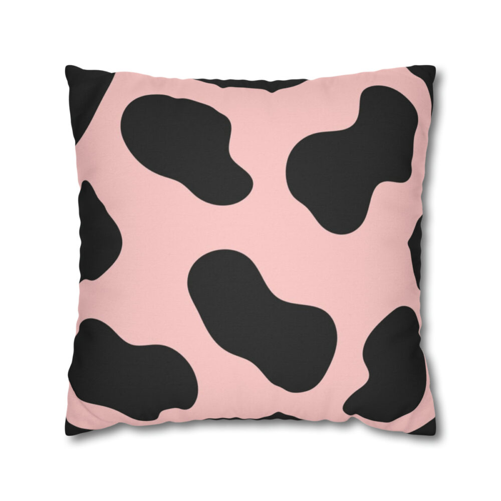 Pink Cow Throw Pillow Covers