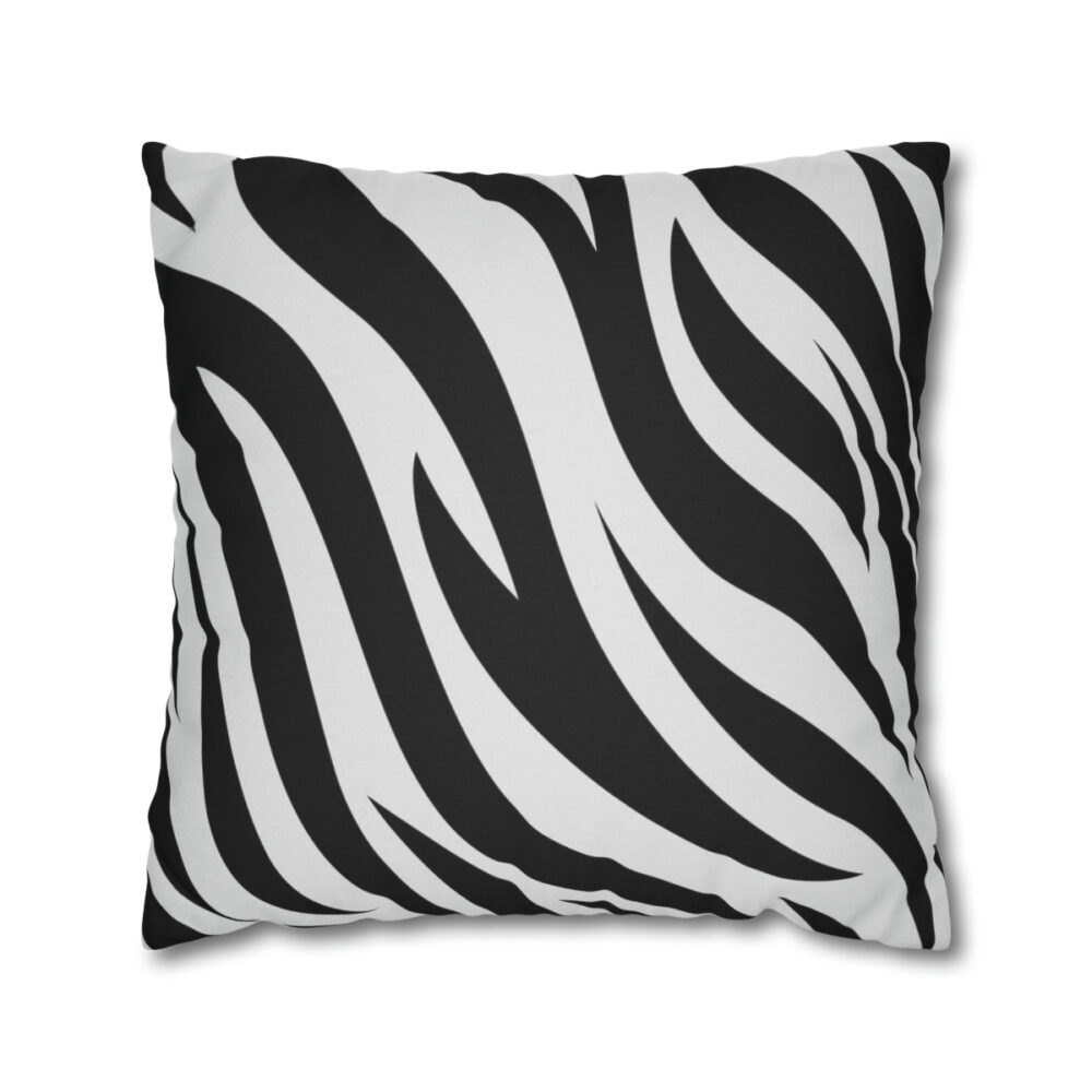 Black and White Zebra Print Throw Pillow Covers