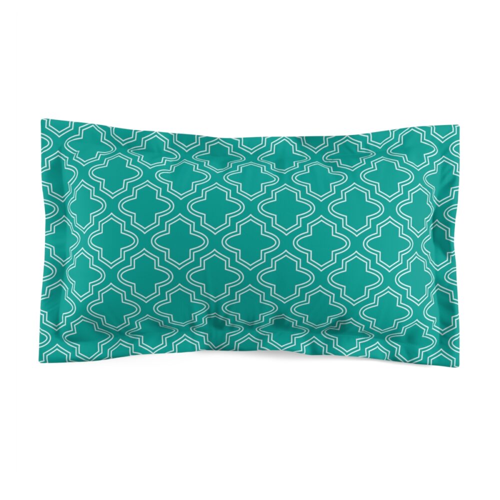 Teal Moroccan King Pillow Shams