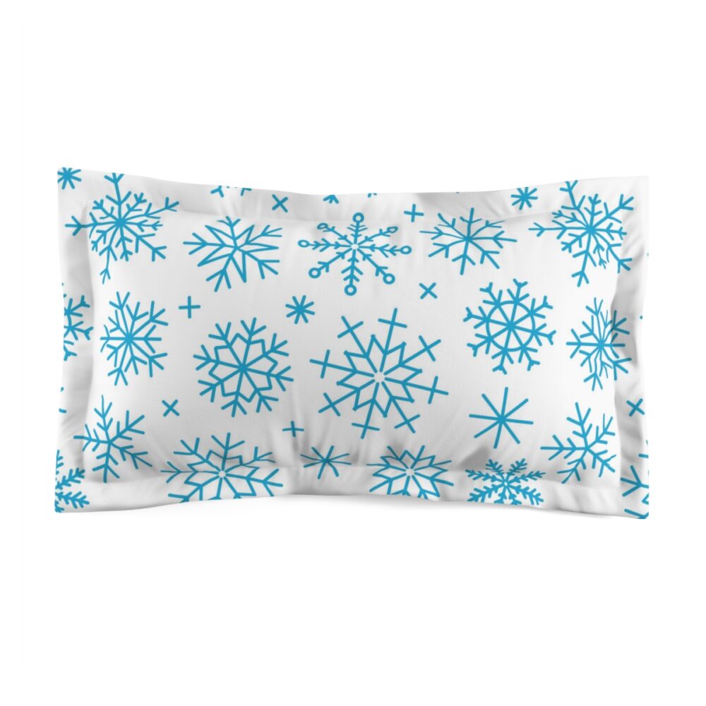 Blue and White Pillow Shams