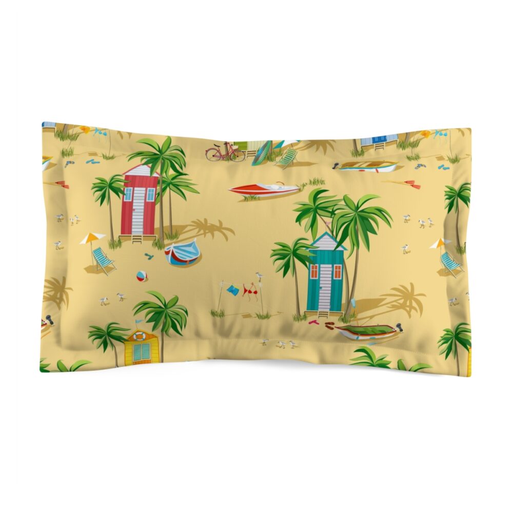 Yellow Coastal Pillow Shams