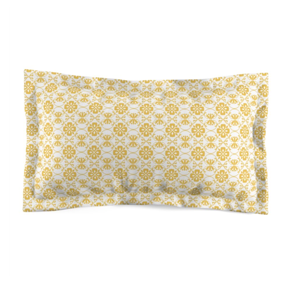 Yellow king Size Pillow Shams