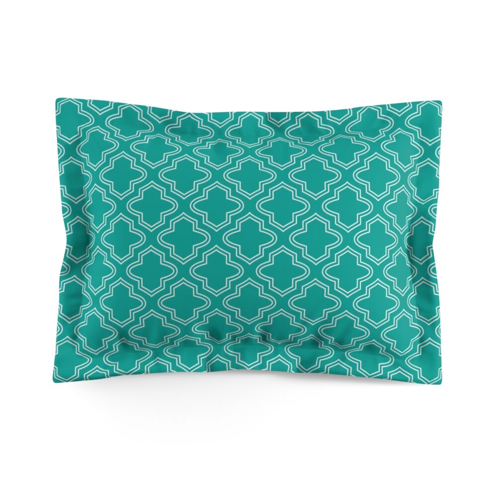 Teal Moroccan Pillow Shams