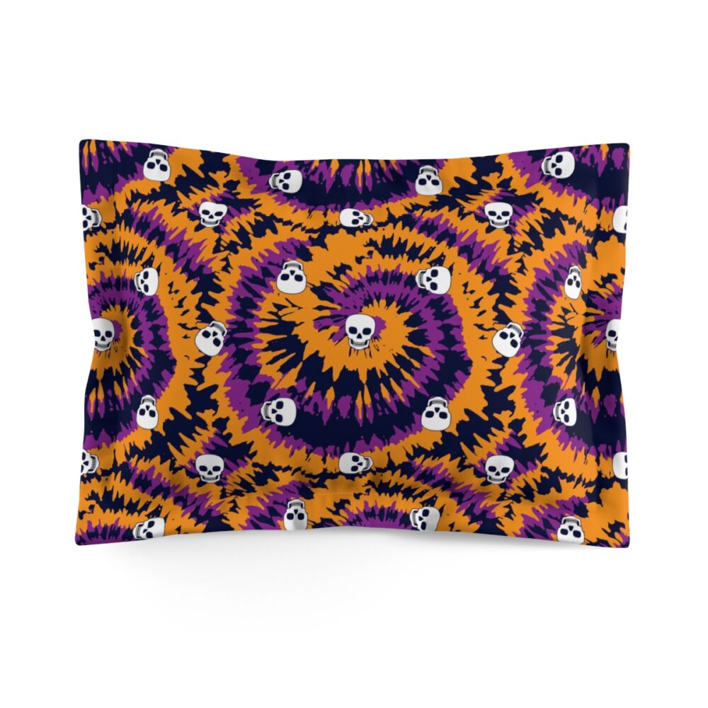 Orange Tie Dye Pillow Sham