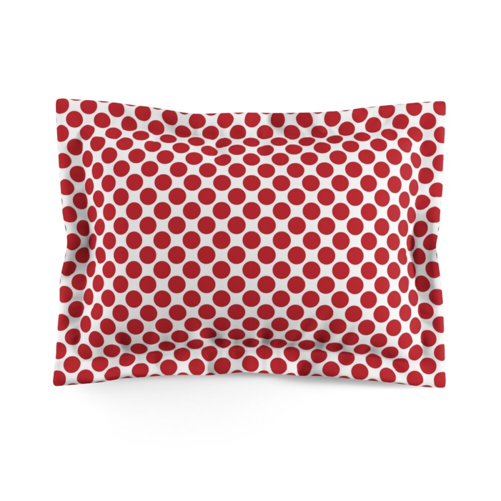 Red Polka Dot Pillow Case