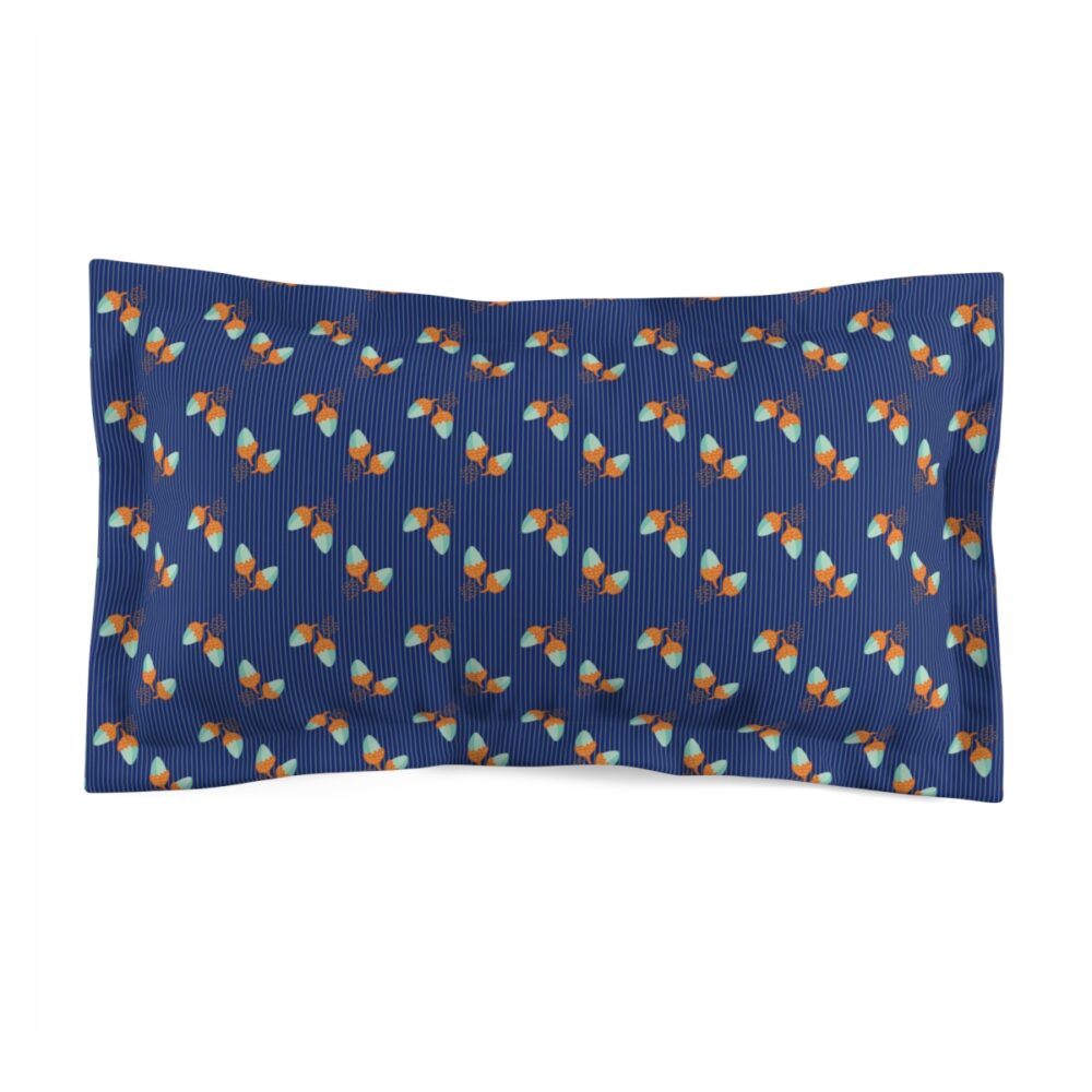 Blue Autumn Pillow Shams