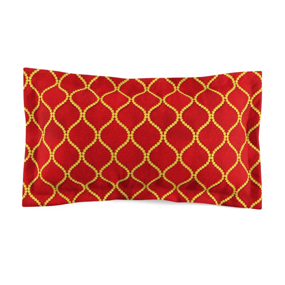 Red King Size Pillow Shams