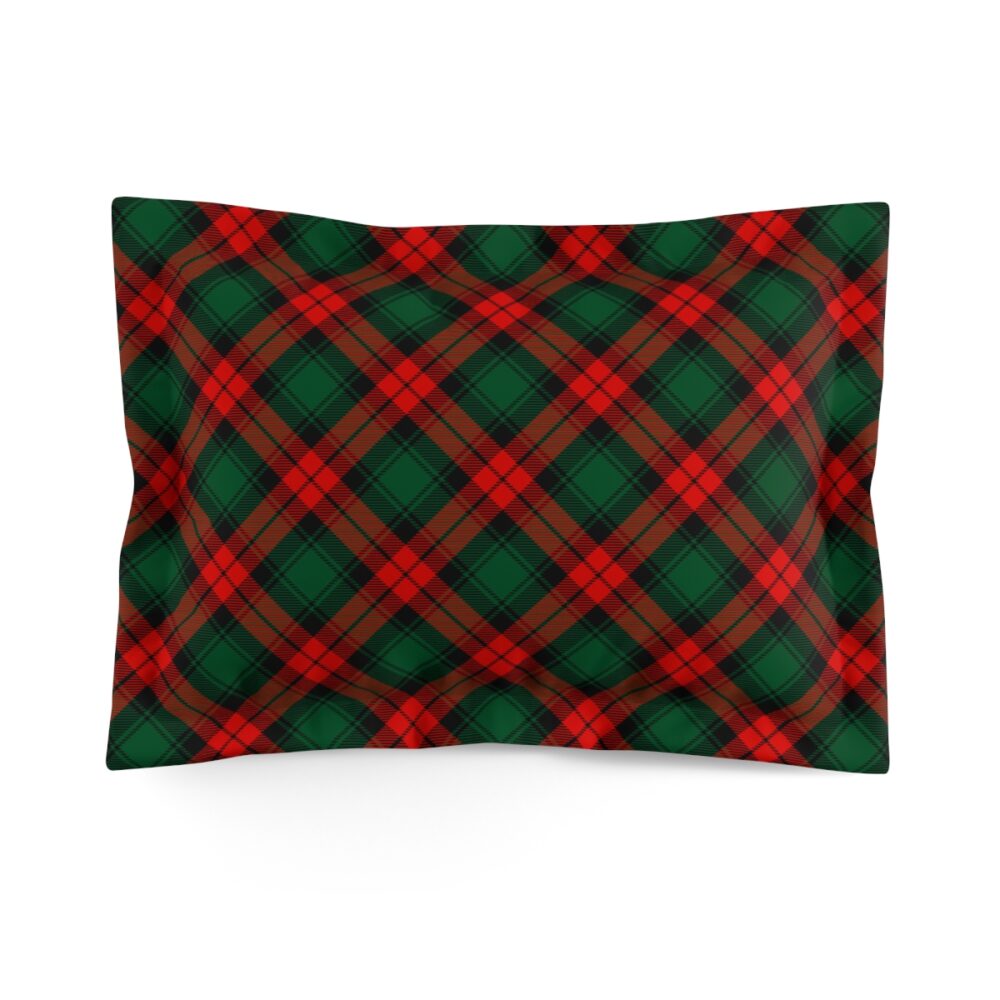 Red & Green Plaid Pillow Shams