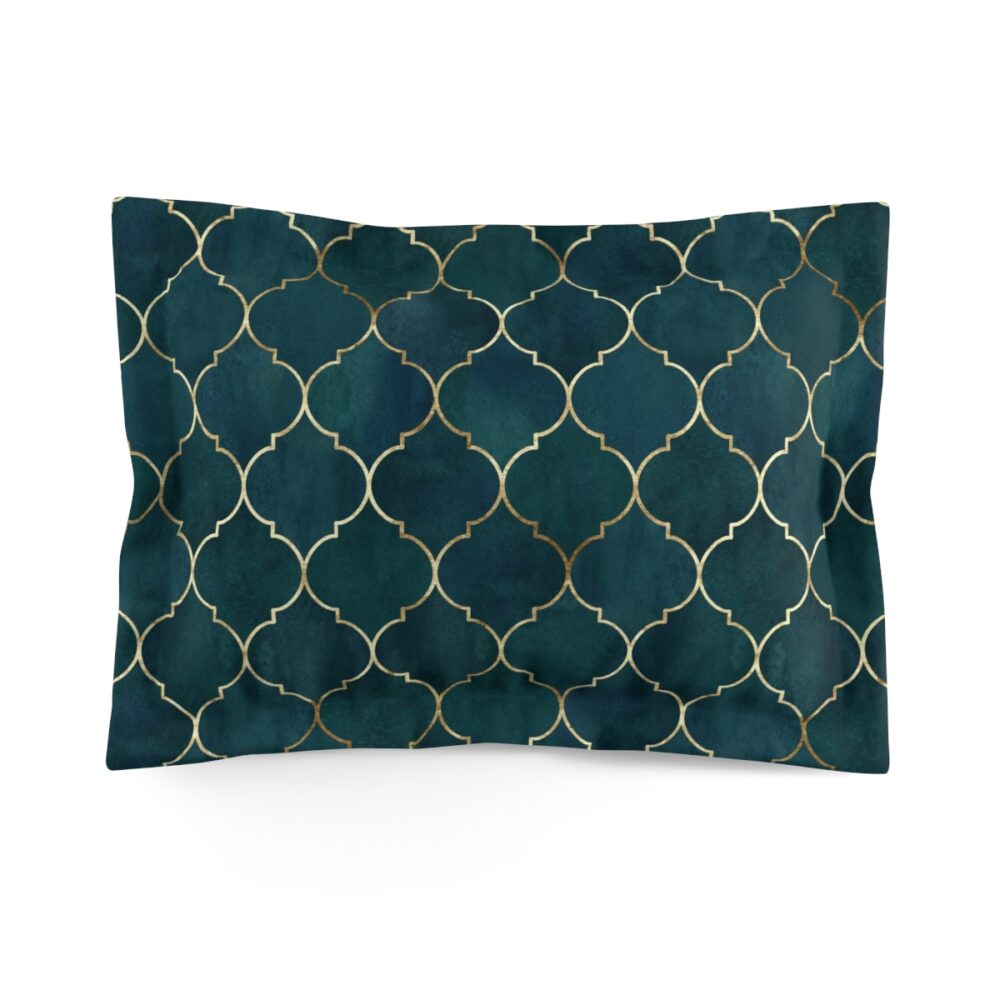 Teal Moroccan Pillow Shams