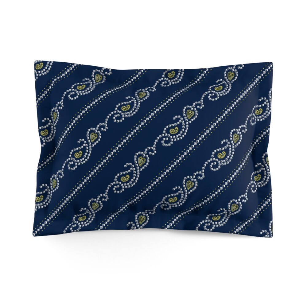 Blue Bandana Print Pillow Shams