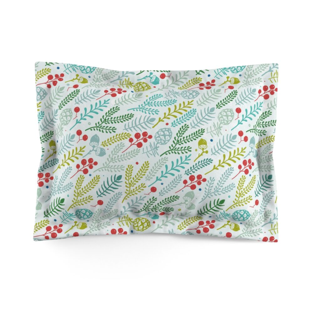 Green Christmas Pillow Shams