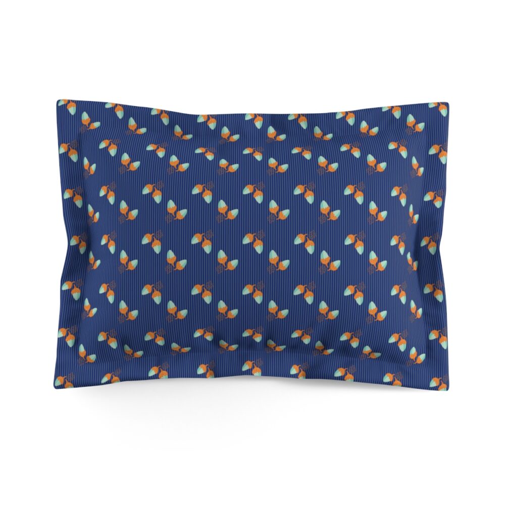 Blue Autumn Pillow Shams