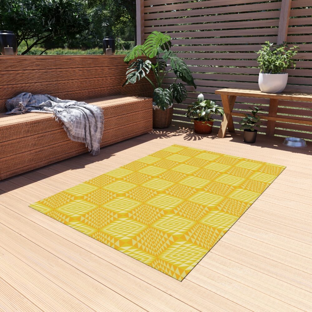 Yellow Outdoor Rugs 4 x 6