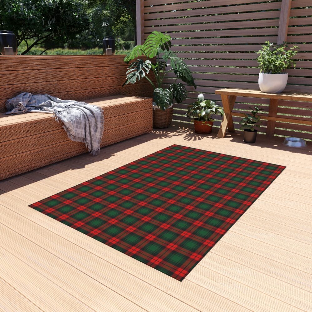 Red Plaid Outdoor Rugs