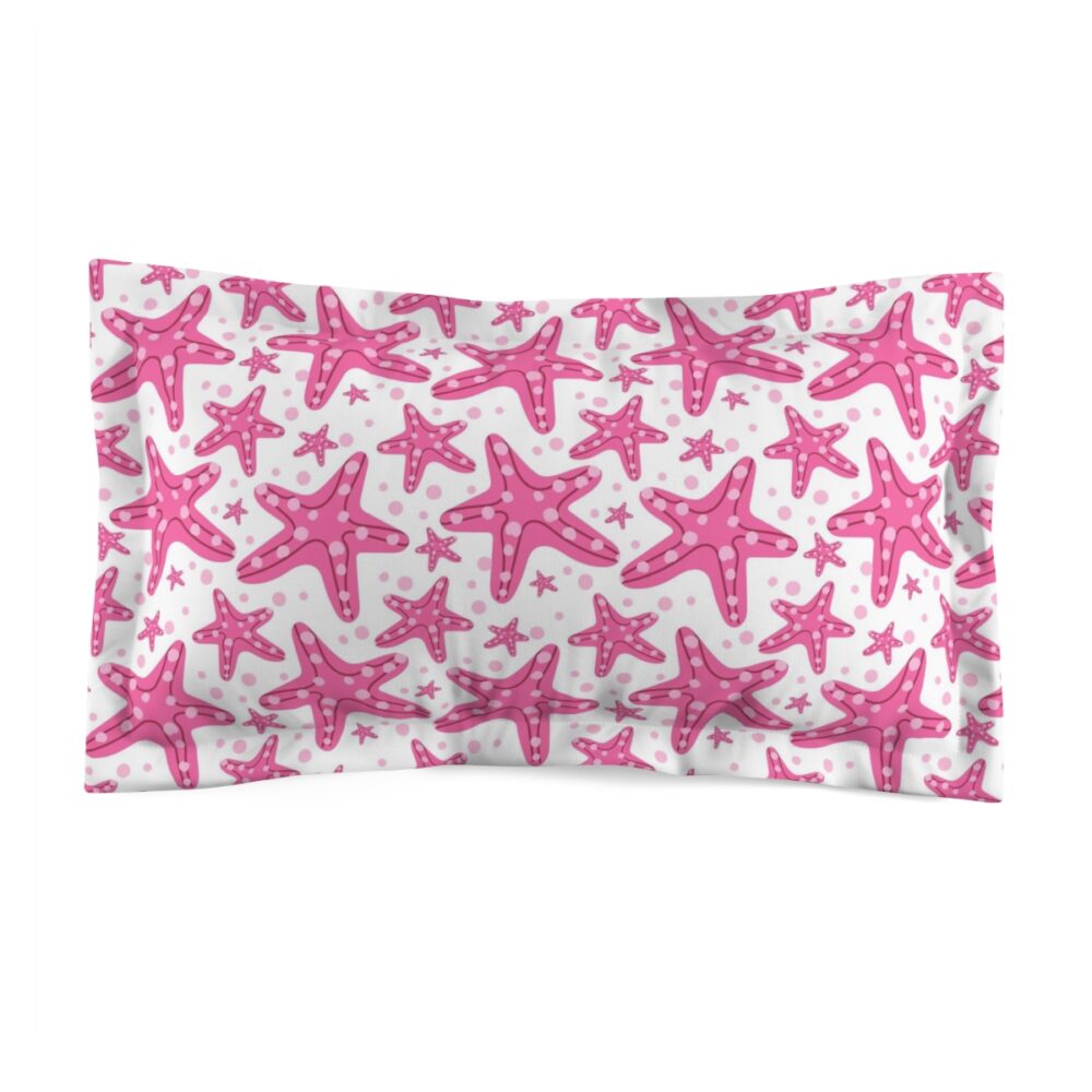 Cute Pink Starfish Pillow Shams