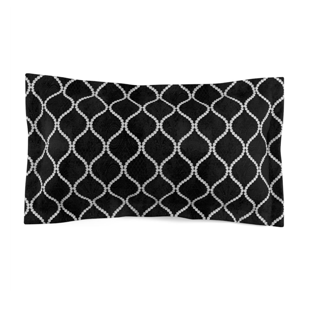 Black Moroccan King Pillow Shams