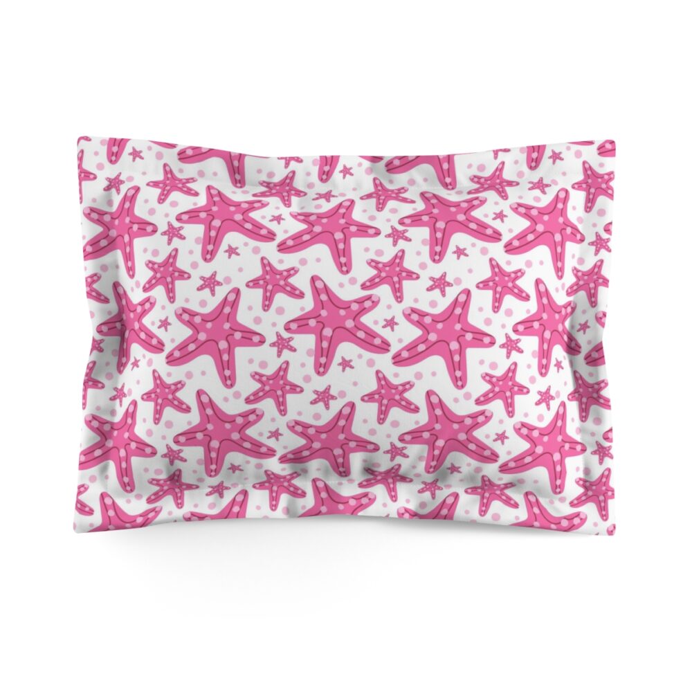 Cute Pink Starfish Pillow Shams