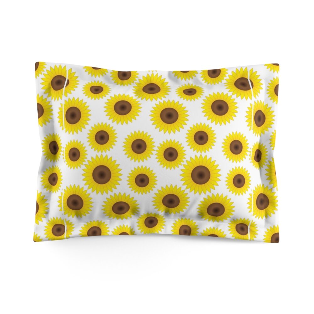 Yellow Sunflower Pillow Shams