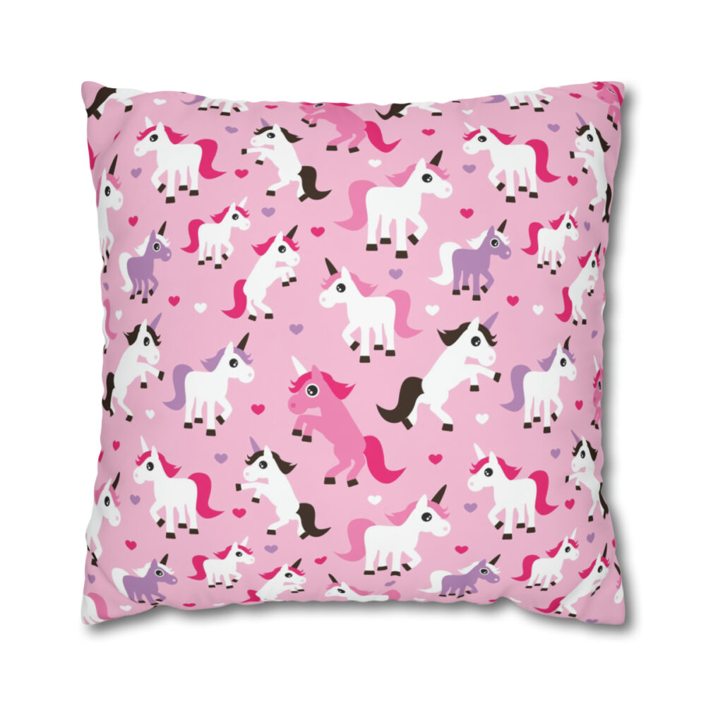 Pink Unicorns Euro Shams