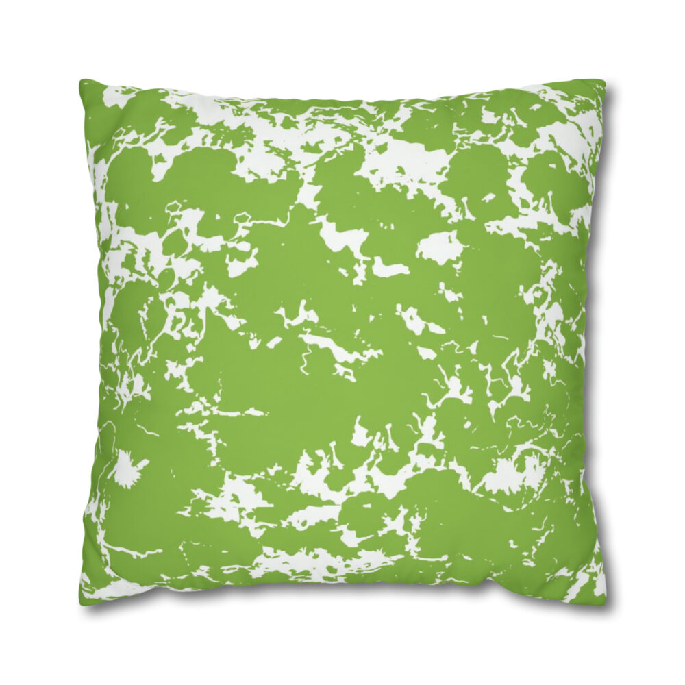 Green Cowhide Pillow Sham