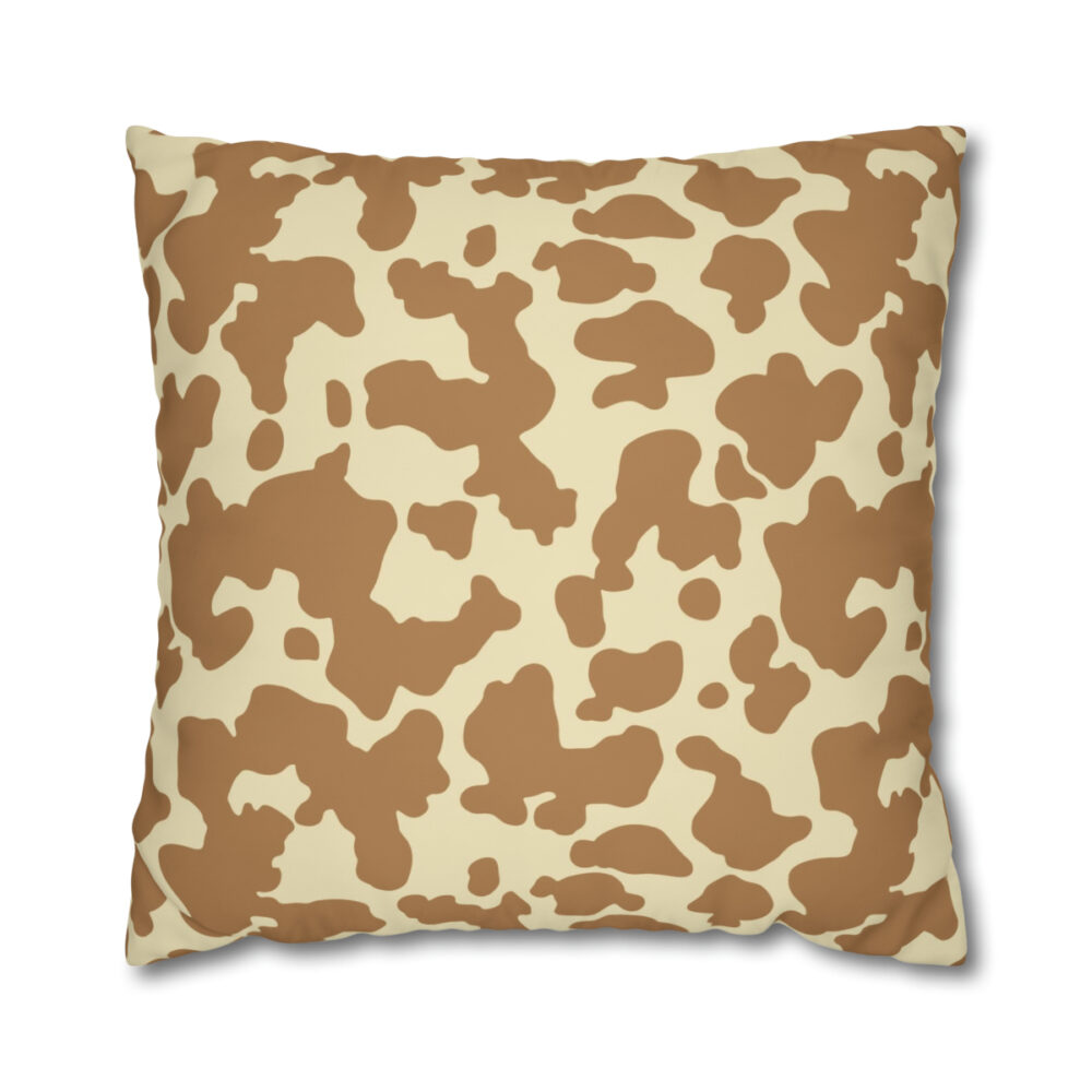 Beige Spotted Euro Pillow Covers