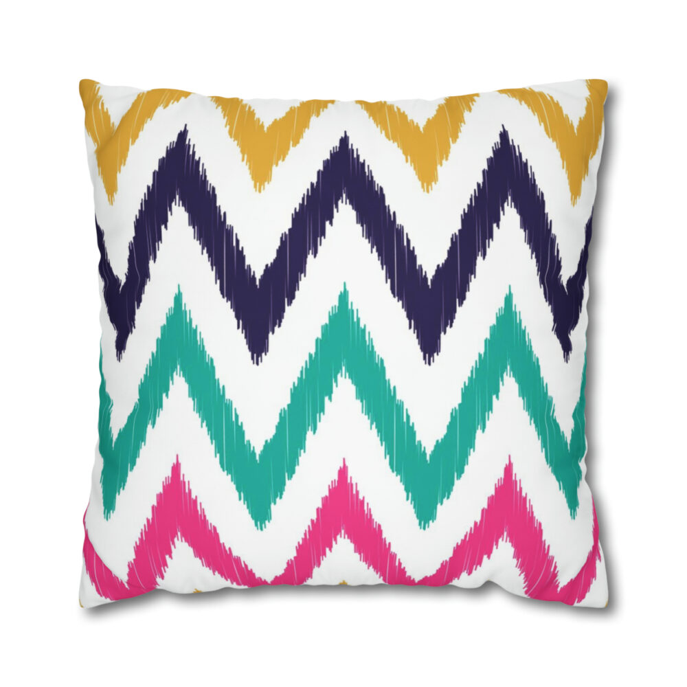 Multicolor Chevron Euro Shams