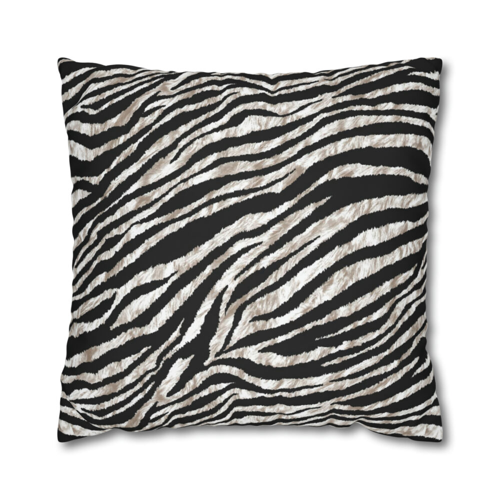 Black Zebra Pillow Shams