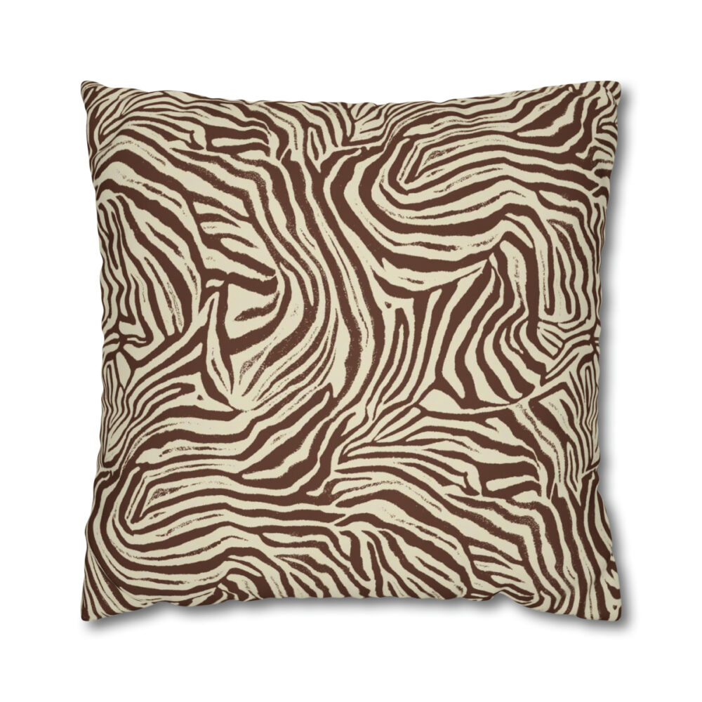 Brown Zebra Euro Shams