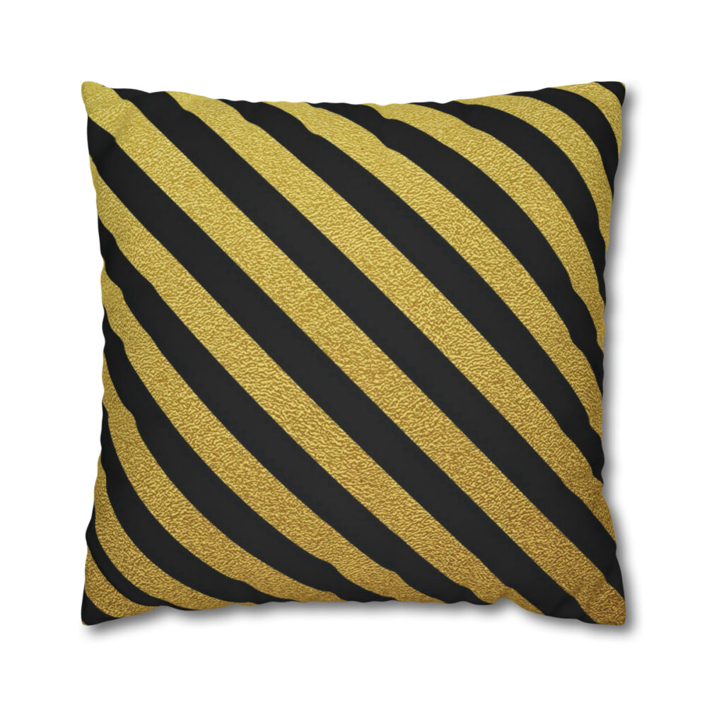 Gold Striped Euro Shams