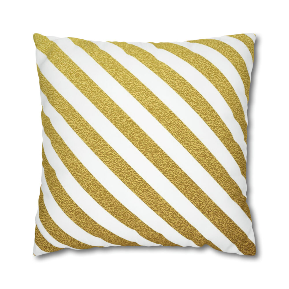 Gold Striped Euro Shams