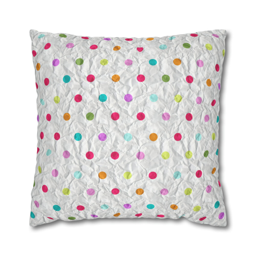 Multicolor Polka Dots Euro Shams