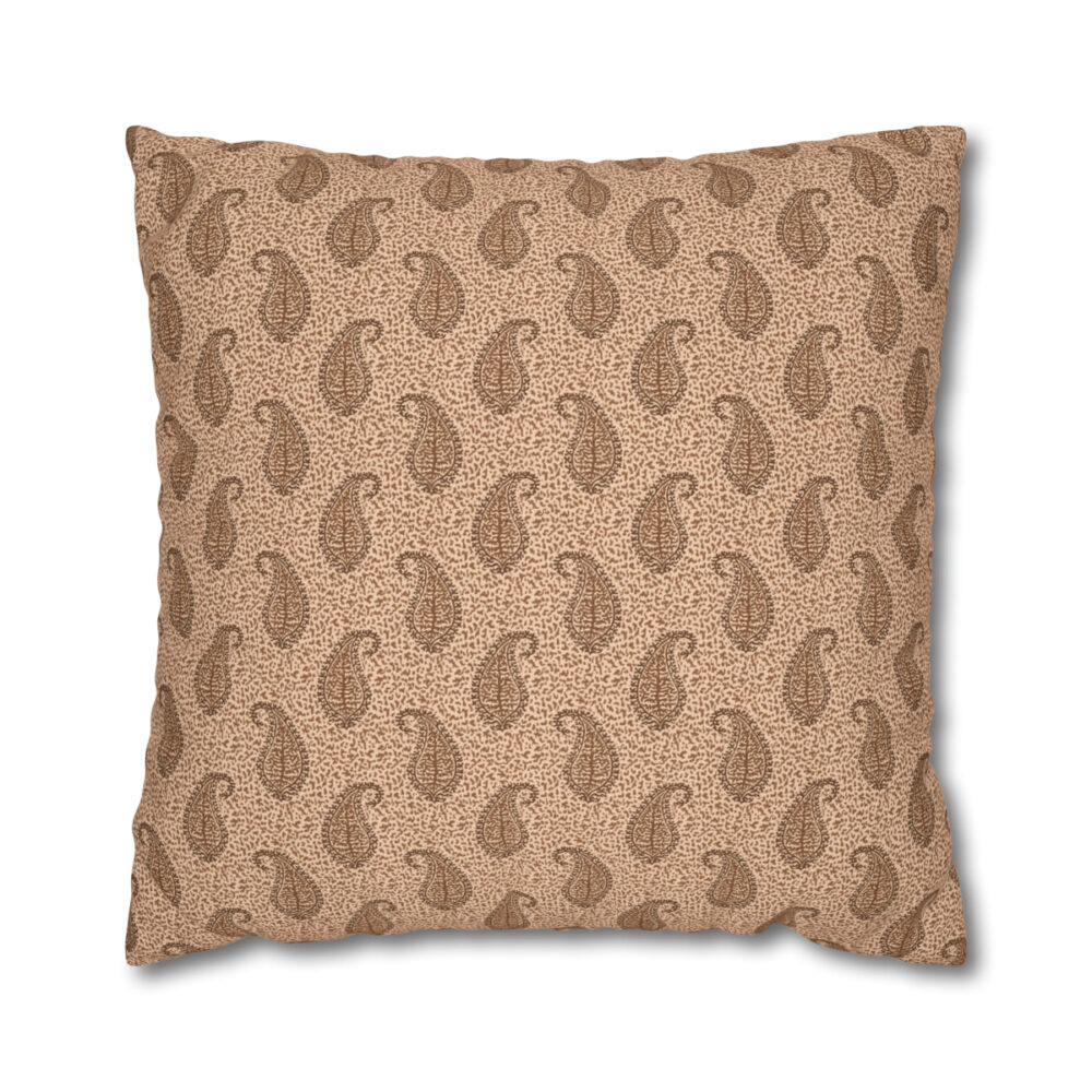 Cream Paisley Pillow Covers