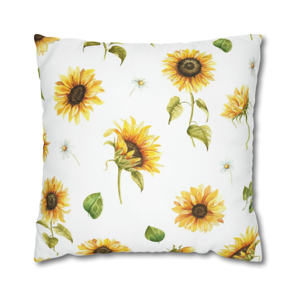 Sunflower Euro Pillow Shams