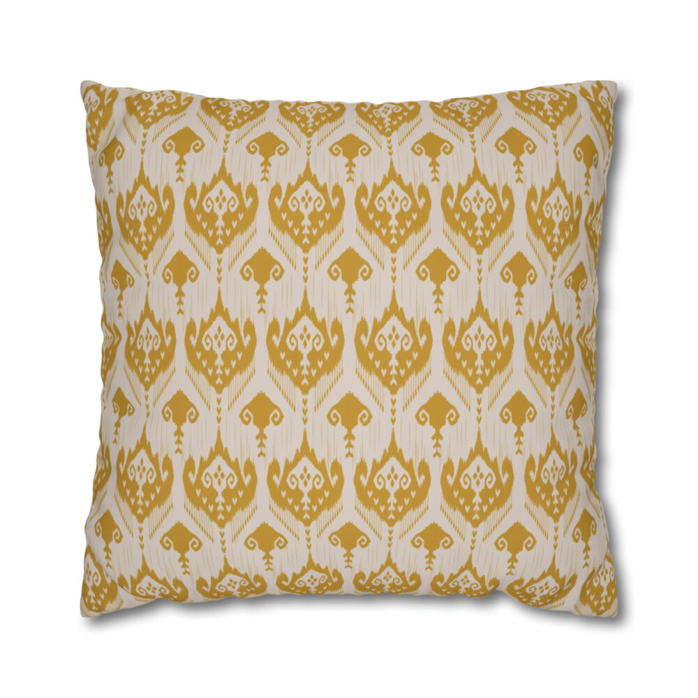 Yellow Ikat Euro Shams