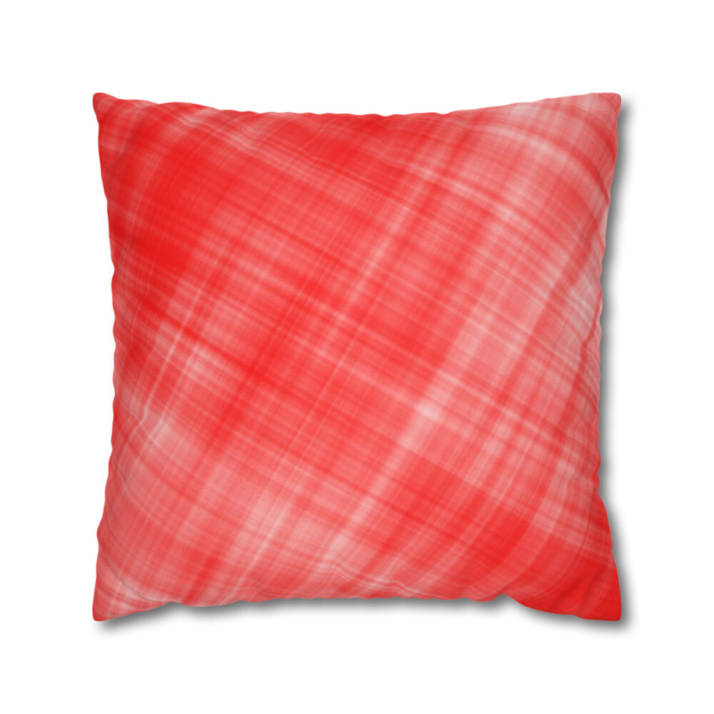 Red Plaid Throw Pillow Covers