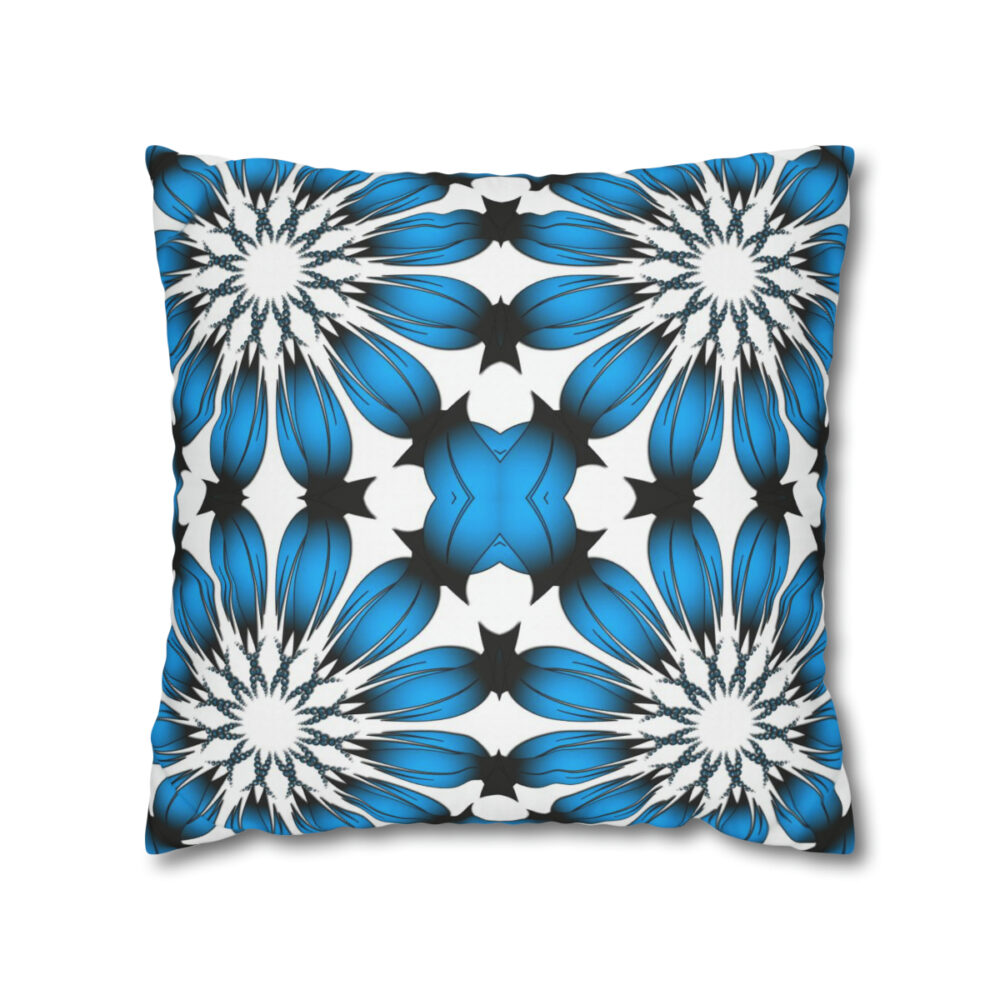 Blue Tile Euro Shams