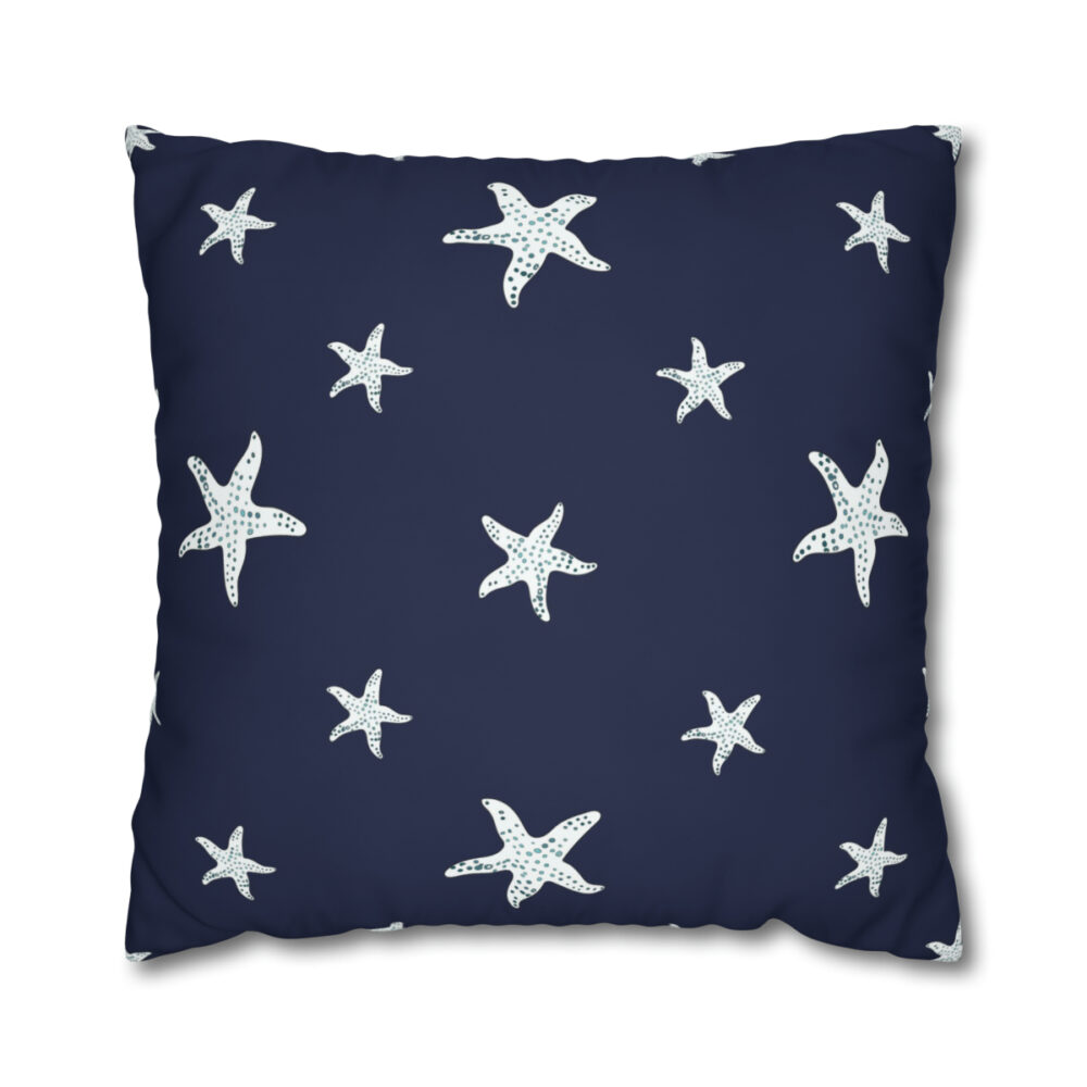 Marine Blue Euro Pillow Shams