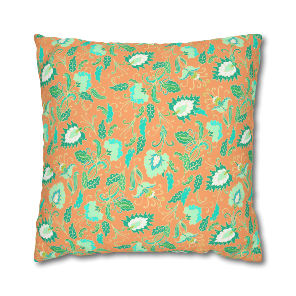 Orange Euro Pillow Covers