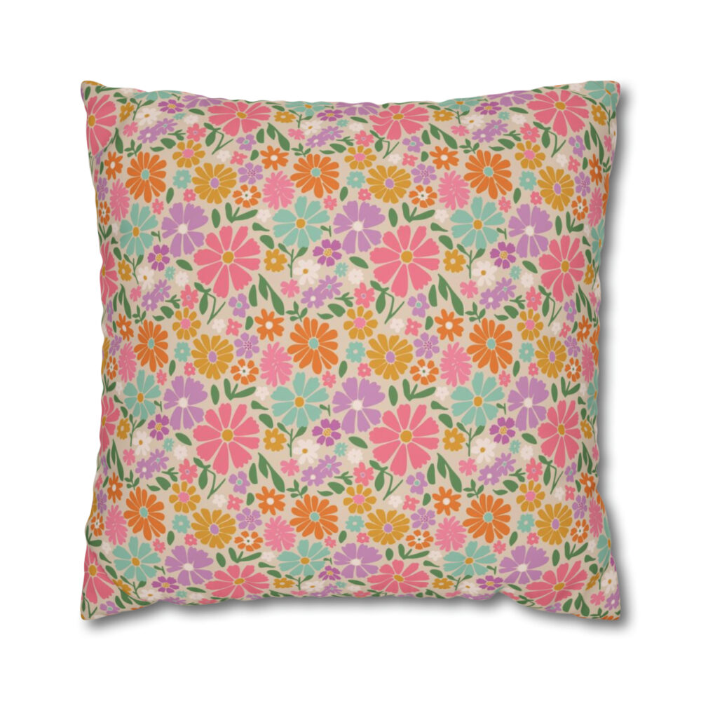 Retro Floral Pillow Covers