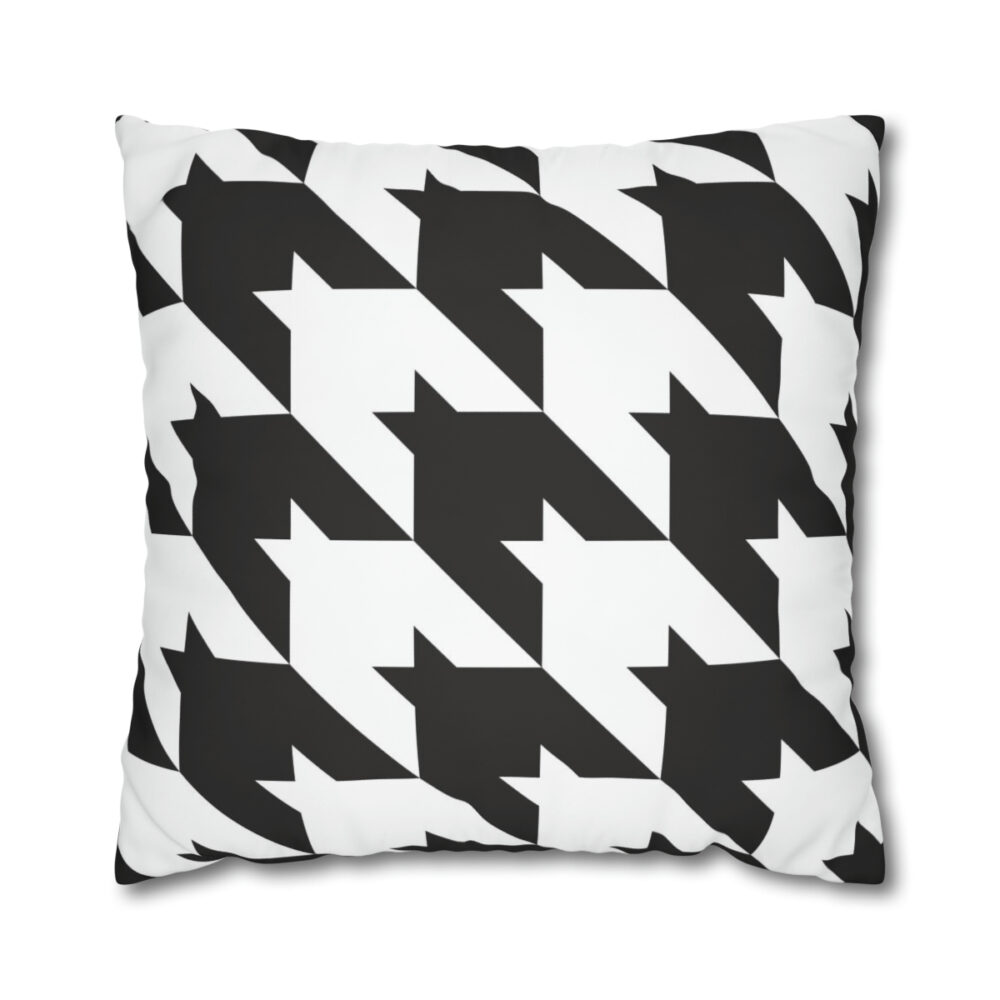 Black n White Euro Pillow Shams