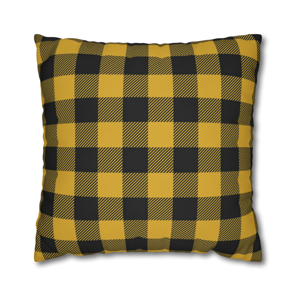 Yellow Buffalo Plaid Pillow Covers