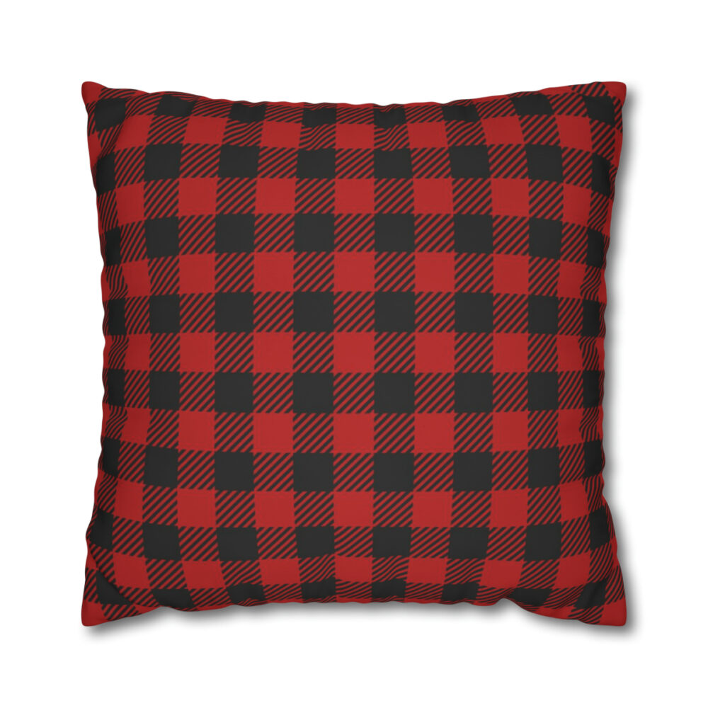 Red n Black Plaid Pillow Covers