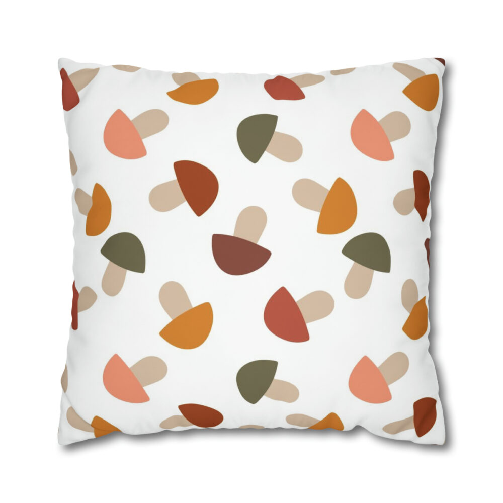 Mushroom Euro Pillow Covers