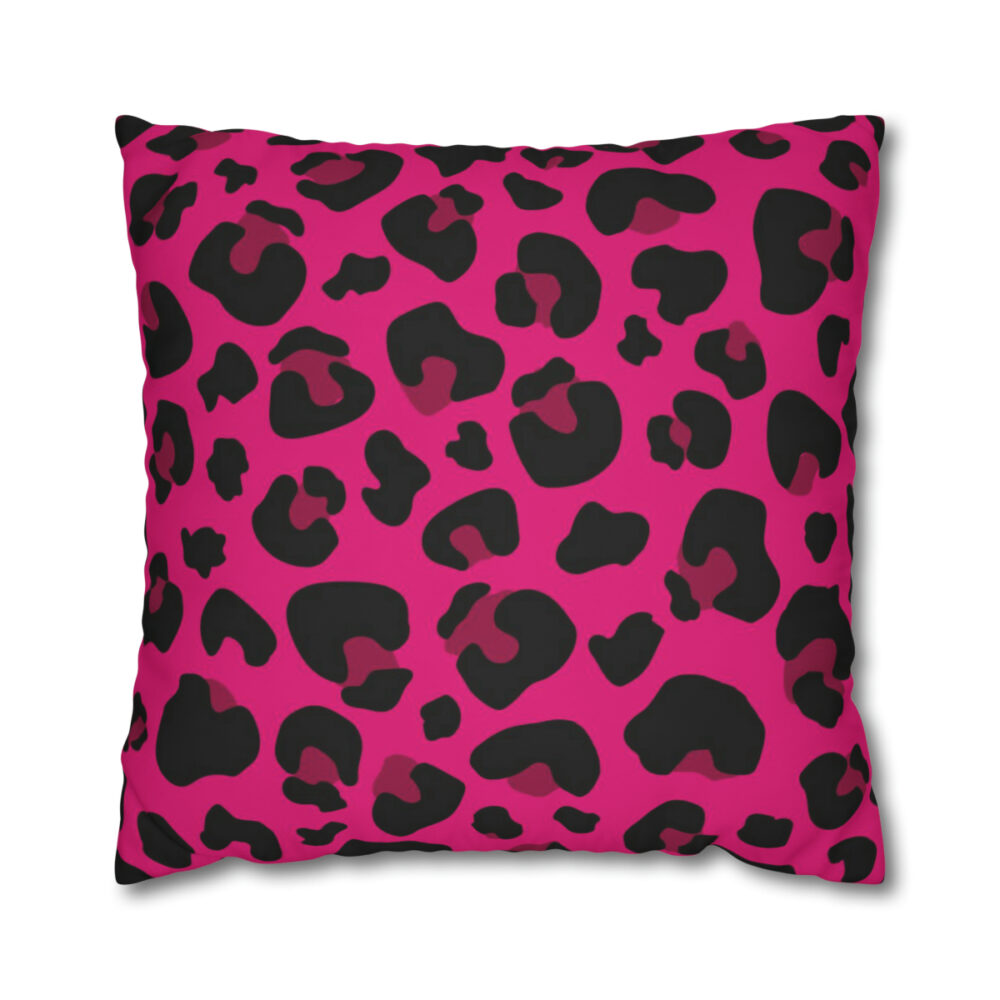 Pink Leopard Euro Shams