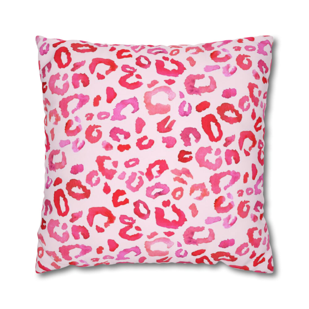 Pink Leopard Euro Shams