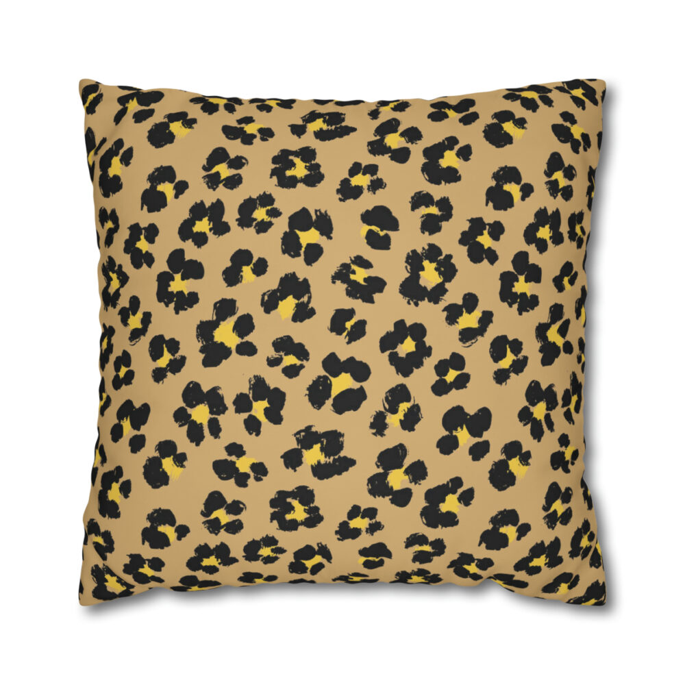 Brown Leopard Euro Shams