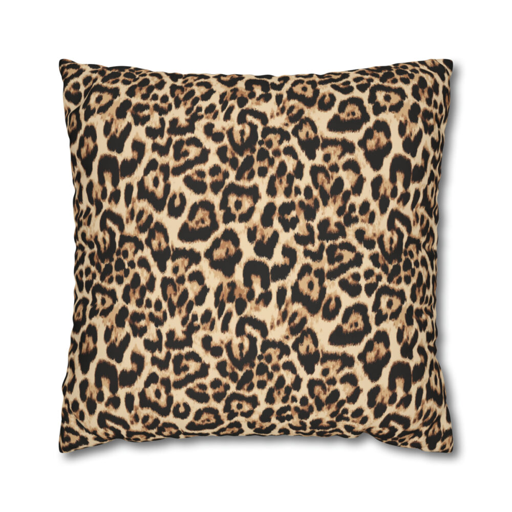 Brown Leopard Euro Shams