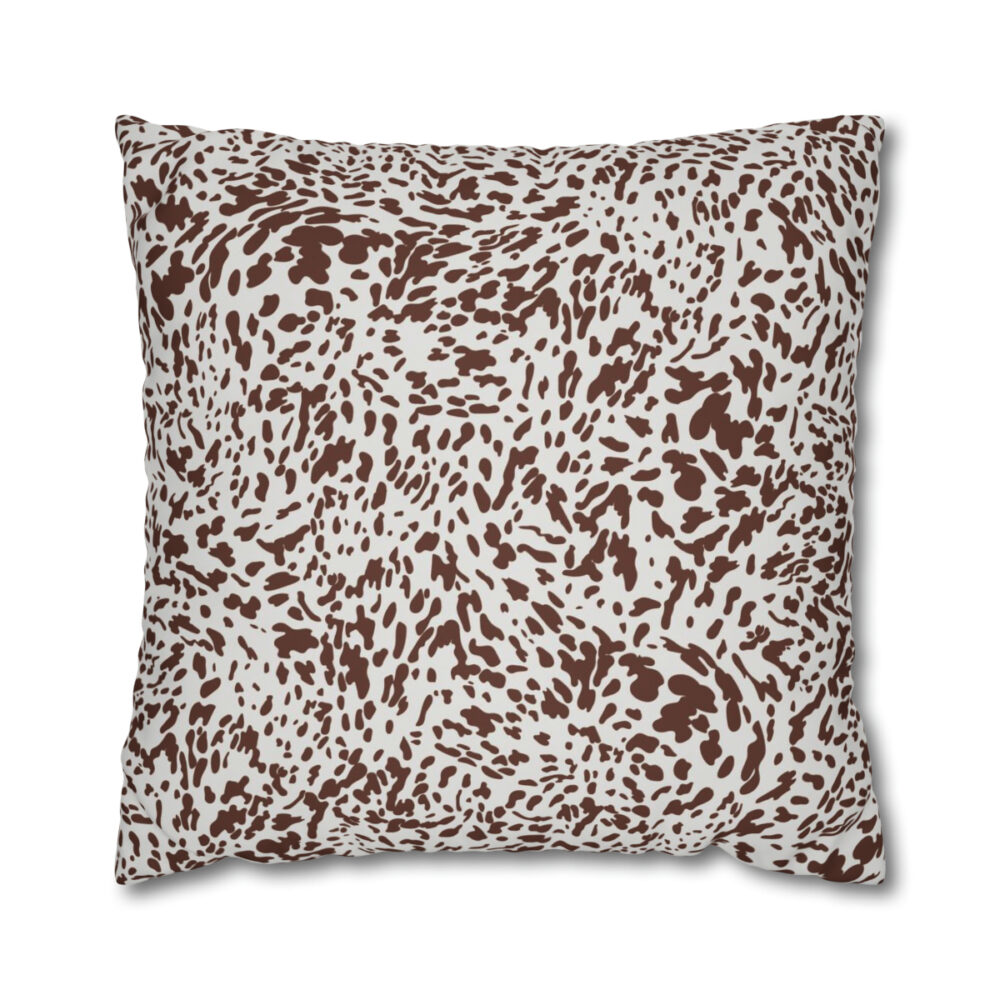 Brown Leopard Euro Shams