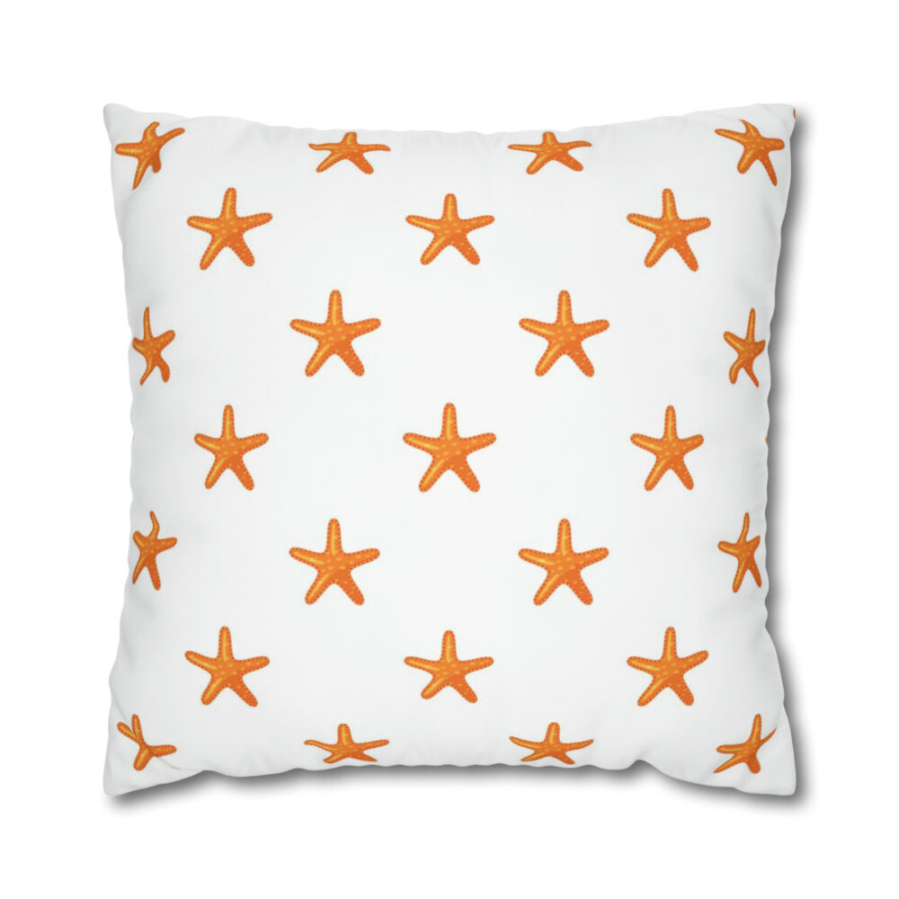 Yellow Starfish Euro Shams